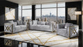 Velencia Living Room Collection - Silver