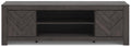 Cayboni LG TV Stand w/Fireplace Option - Black