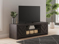 Cayboni LG TV Stand w/Fireplace Option - Black