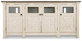 Bolanburg Extra Large TV Stand - White/Weathered Gray