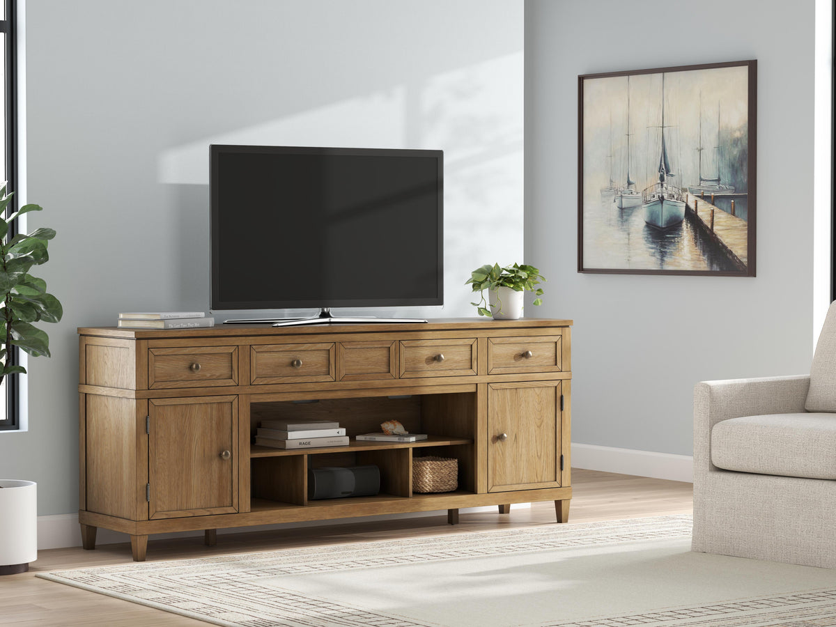 Sharlance Entertainment Collection - Light Brown