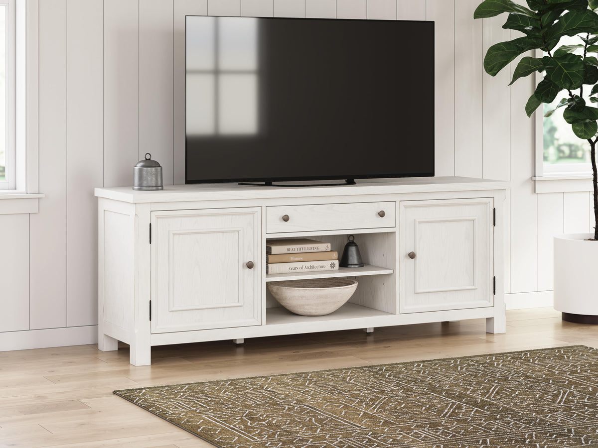 Robbinsdale Extra Large TV Stand - Antique White