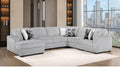 Snuggle Sectional In Gray
