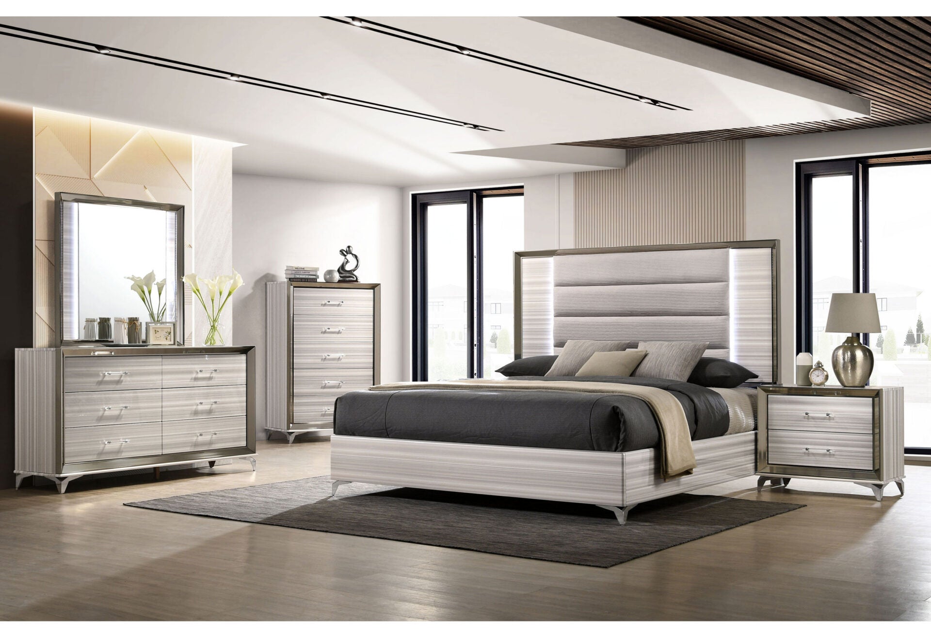 Zambrano Bedroom Collection - White
