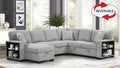 Cairo Sectional Sofa Gray