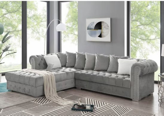 Monica | Sectional grey ( !! SUPER SALE !! )