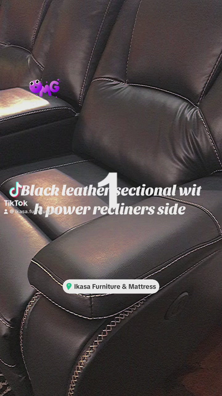 HONGKONG BLACK SECTIONAL