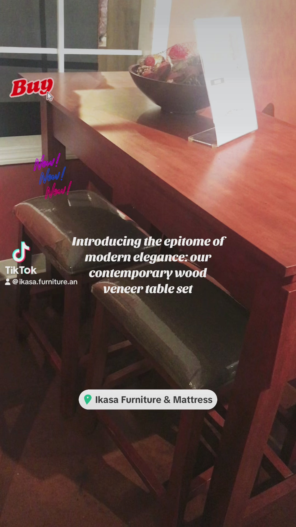 LIGHT BROWN / OAK COLOR DINETTE