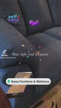 Load and play video in Gallery viewer, BLUE SOFA &amp; LOVESEAT
