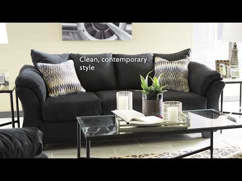 BLACK SOFA/LOVESEAT(FLOOR SAMPLE SALE)