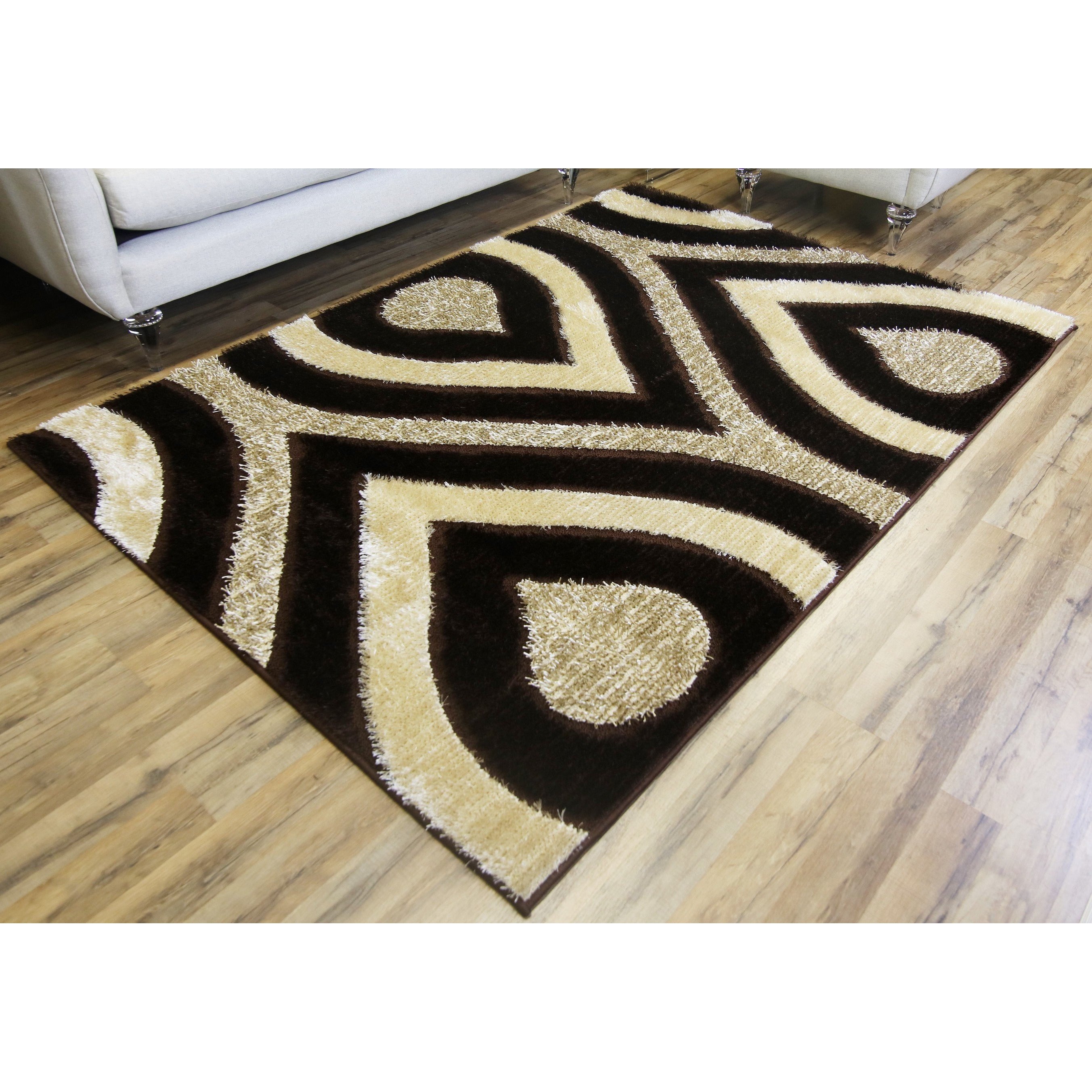 IKASA Rug | Gloria-Shaggy-Brown-Modern-Area-Rug.jpg