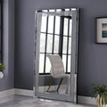 STANDING MIRROR SILVER WITH TOUCH BUTTON (light)