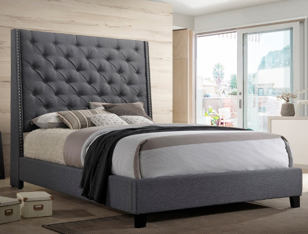 CHANTILLY BED GREY SUPER SALE !!!