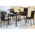 FAUX MARBLE TOP 5 PCS DINNETE SET