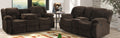 ARMADA BROWN SOFA & LOVE SEAT