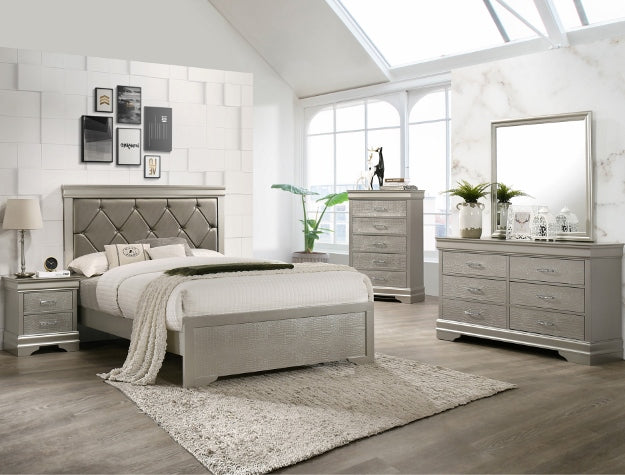 AMALIA QUEEN BEDROOM SET 5PCS LAST ONE !!!