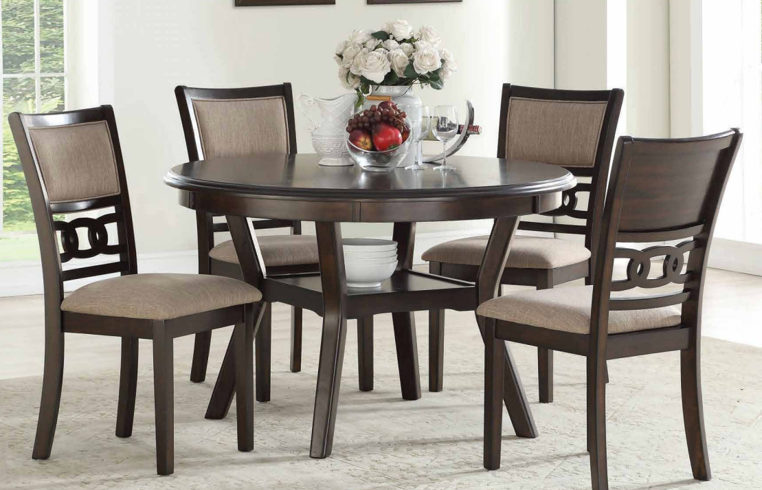 5 Pieces Round Table Set (Gia-Cheery)