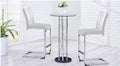 Glass top Bar Set with chairs D208