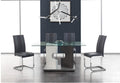 GLASS TOP ELEGANT DINETTE SET D219 FLOOR SAMPLE SALE