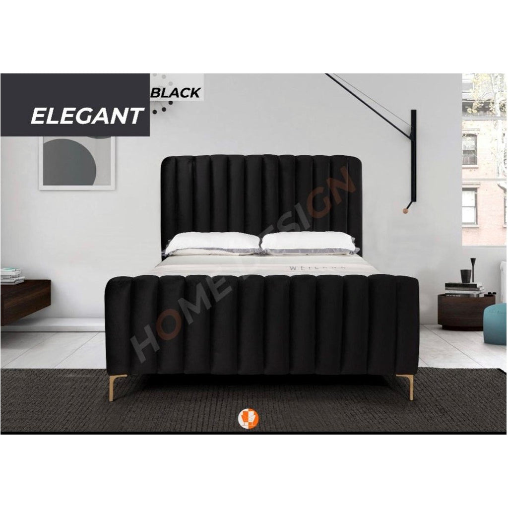 IKASA Bed |QUEEN BED Black
