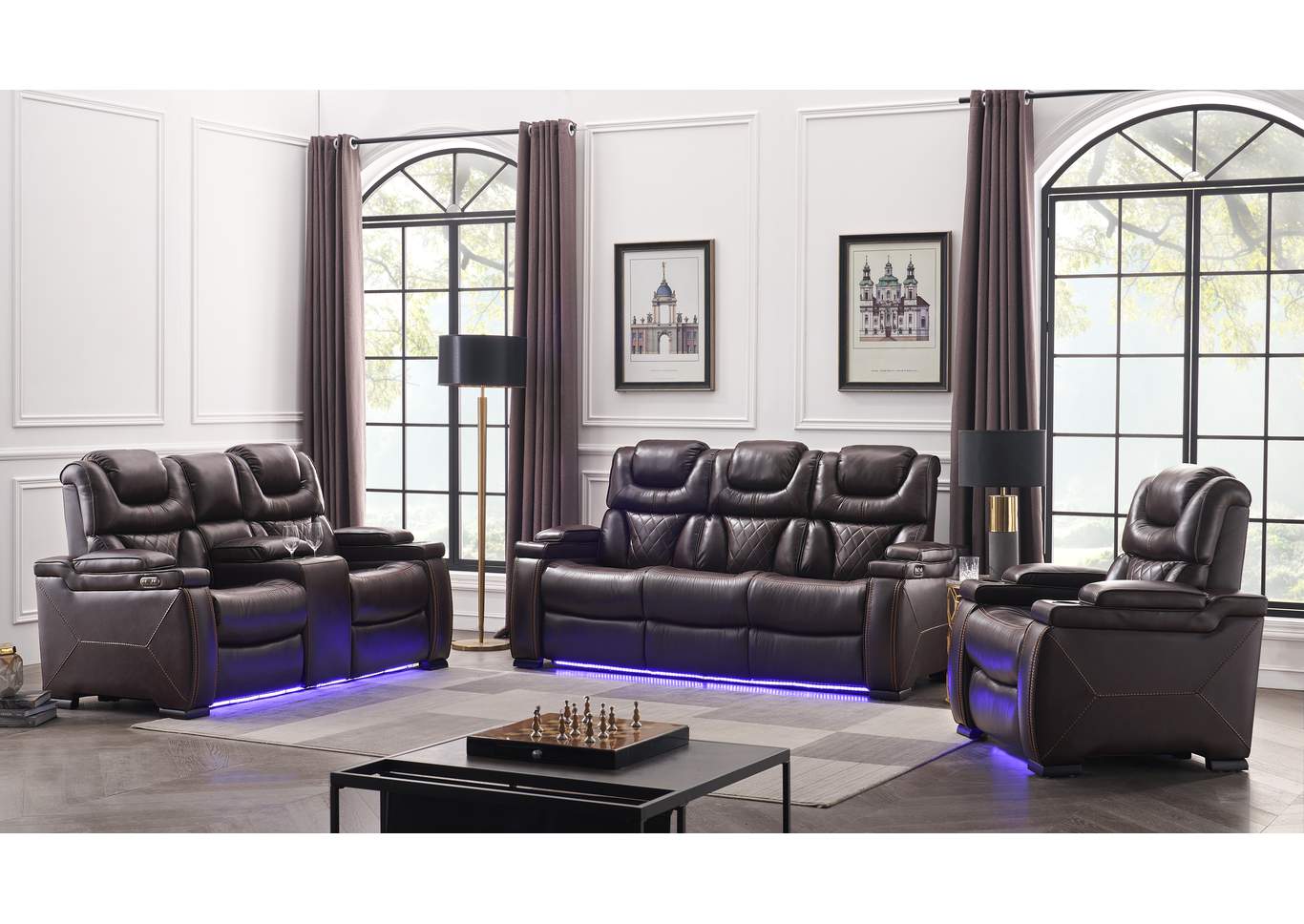 Relax, Recline & Recreation! Brown Sofa | Loveseat