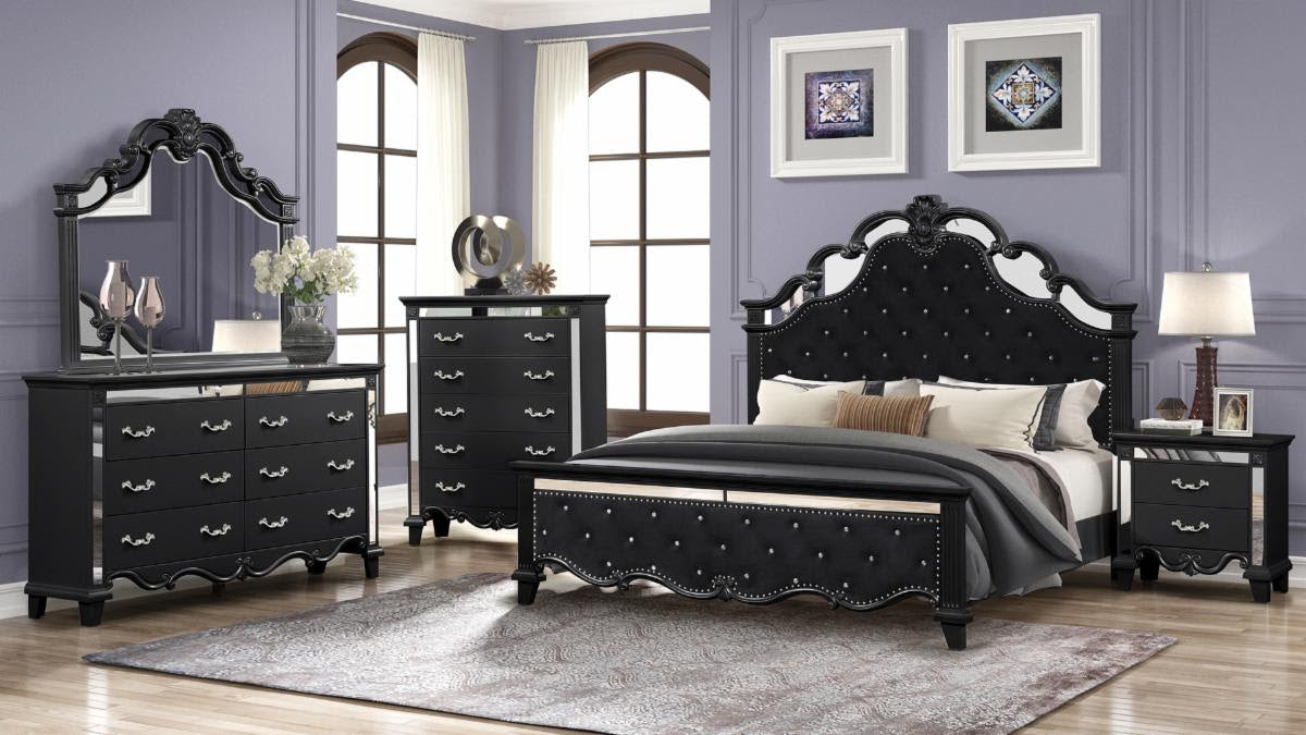 MILAN KING BEDROOM SET 5PCS