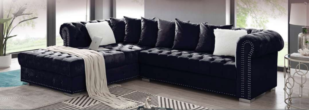 Monica | Sectional Black ( !! SUPER SALE !! )