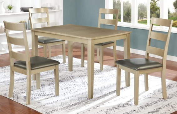IKASA Dinette | Gold Set Wooden
