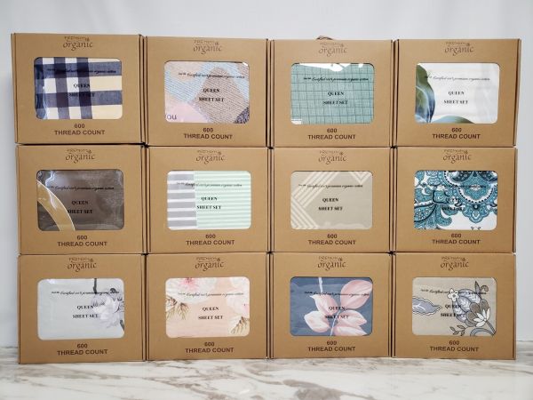 QUEEN PRINTED ORGANIC SHEETS