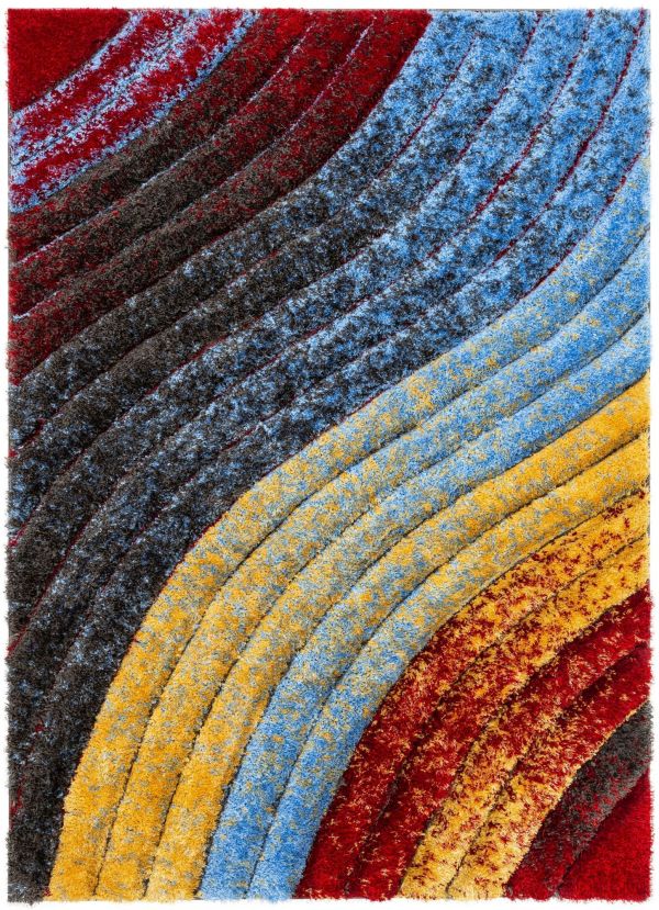 MOJAVE RED MODERN 3D TEXTURED