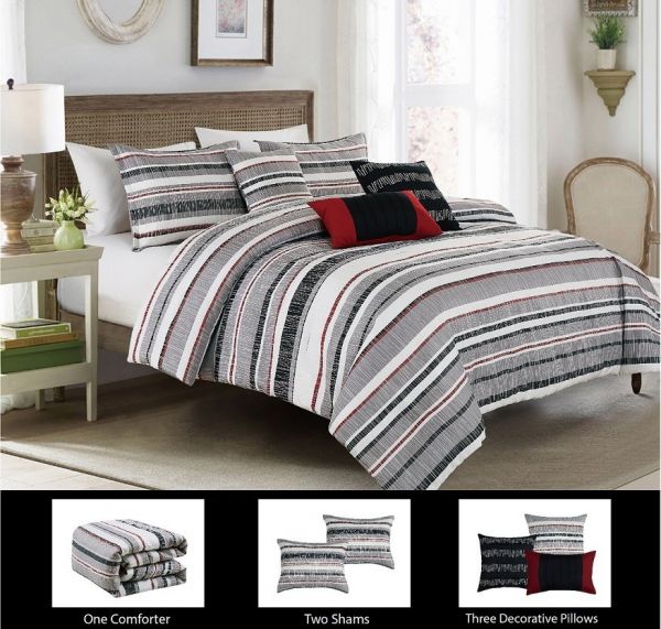 QUEEN - 6 PC COMFORTER SET