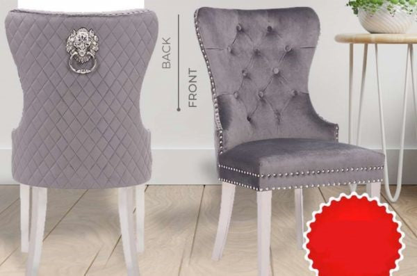 Luxurious Gray Chairs Each piece