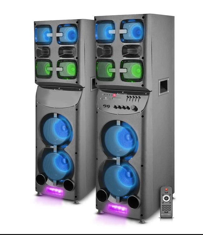 BLUETOOTH LED HOME ENTERTAINMENT SPEAKER SYSTEM XTWIN – IKASA Furniture ...