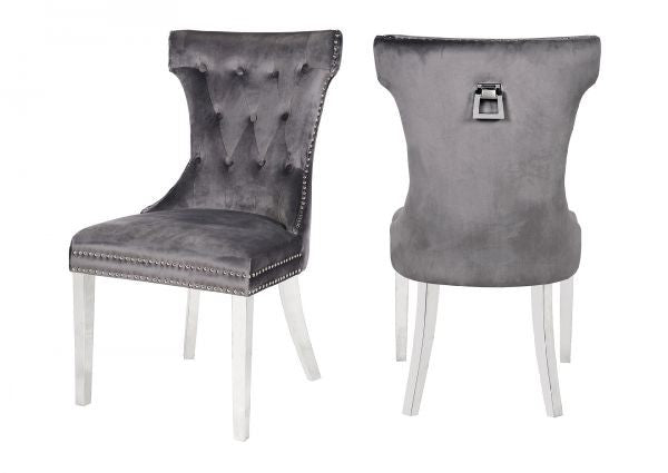 Luxurious Gray Chair Each Piece